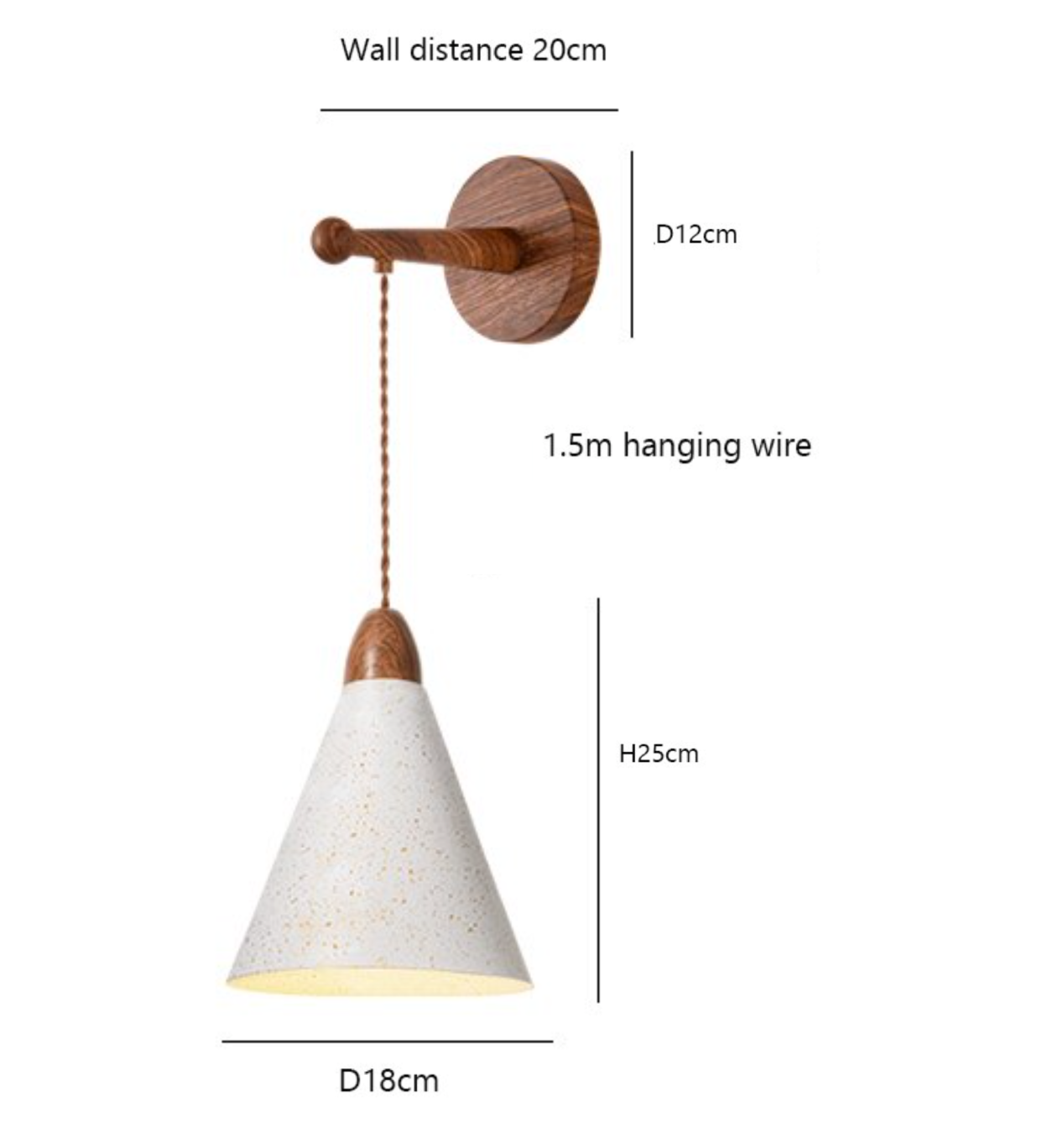 Élodie Retro Square Space Age Wall Lamp