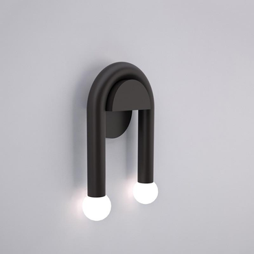 Amélie Double Light Arched Metal Wall Sconce