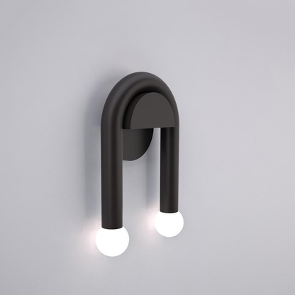 Amélie Double Light Arched Metal Wall Sconce