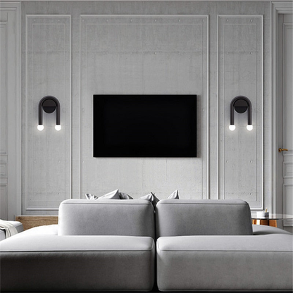 Amélie Double Light Arched Metal Wall Sconce