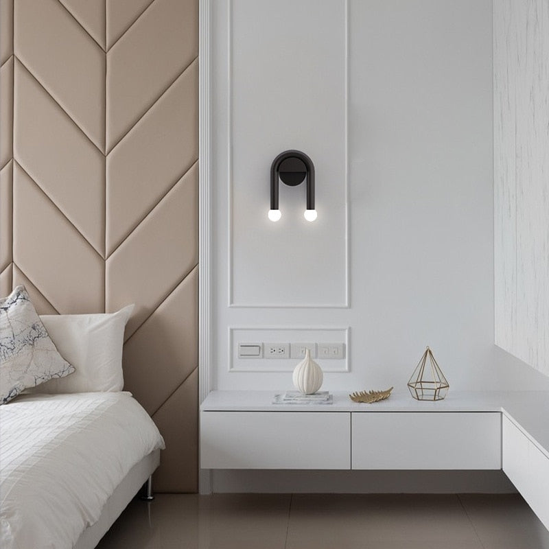 Amélie Double Light Arched Metal Wall Sconce