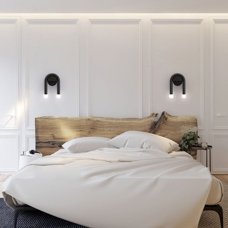 Amélie Double Light Arched Metal Wall Sconce