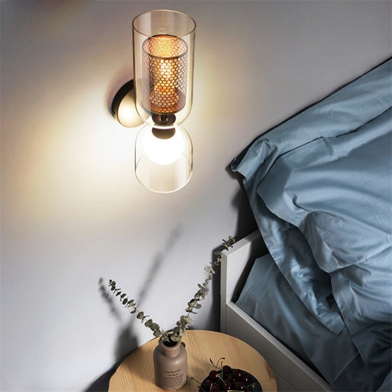 Camille Duo Honeycomb Double Head LED Wall Lamp