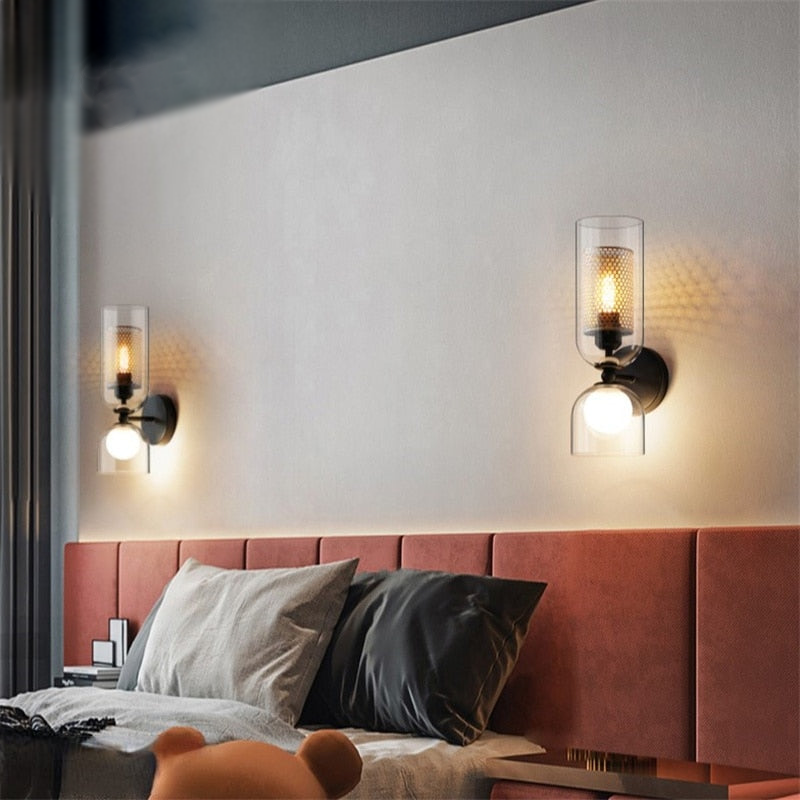 Camille Duo Honeycomb Double Head LED Wall Lamp