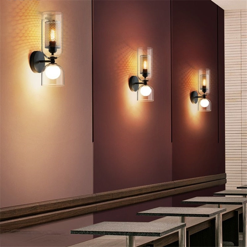 Camille Duo Honeycomb Double Head LED Wall Lamp