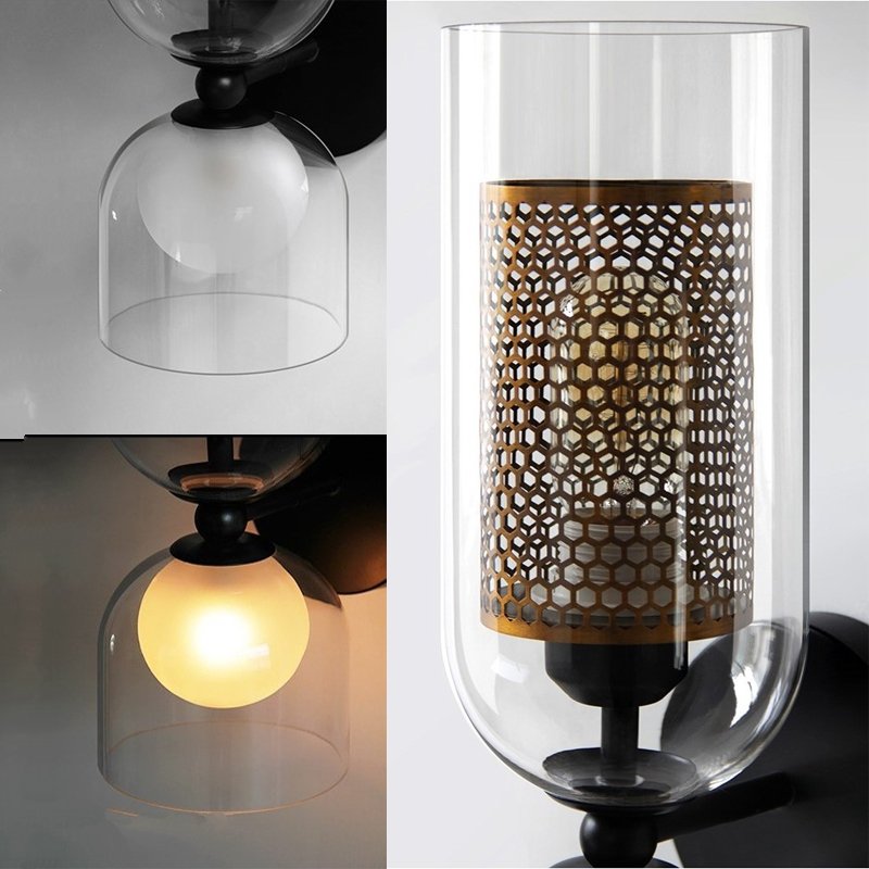 Camille Duo Honeycomb Double Head LED Wall Lamp