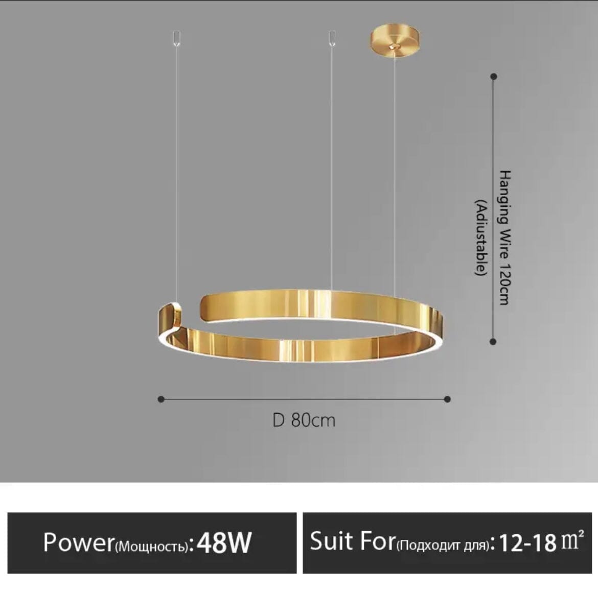 Adele Royal Russian Ring Chandelier