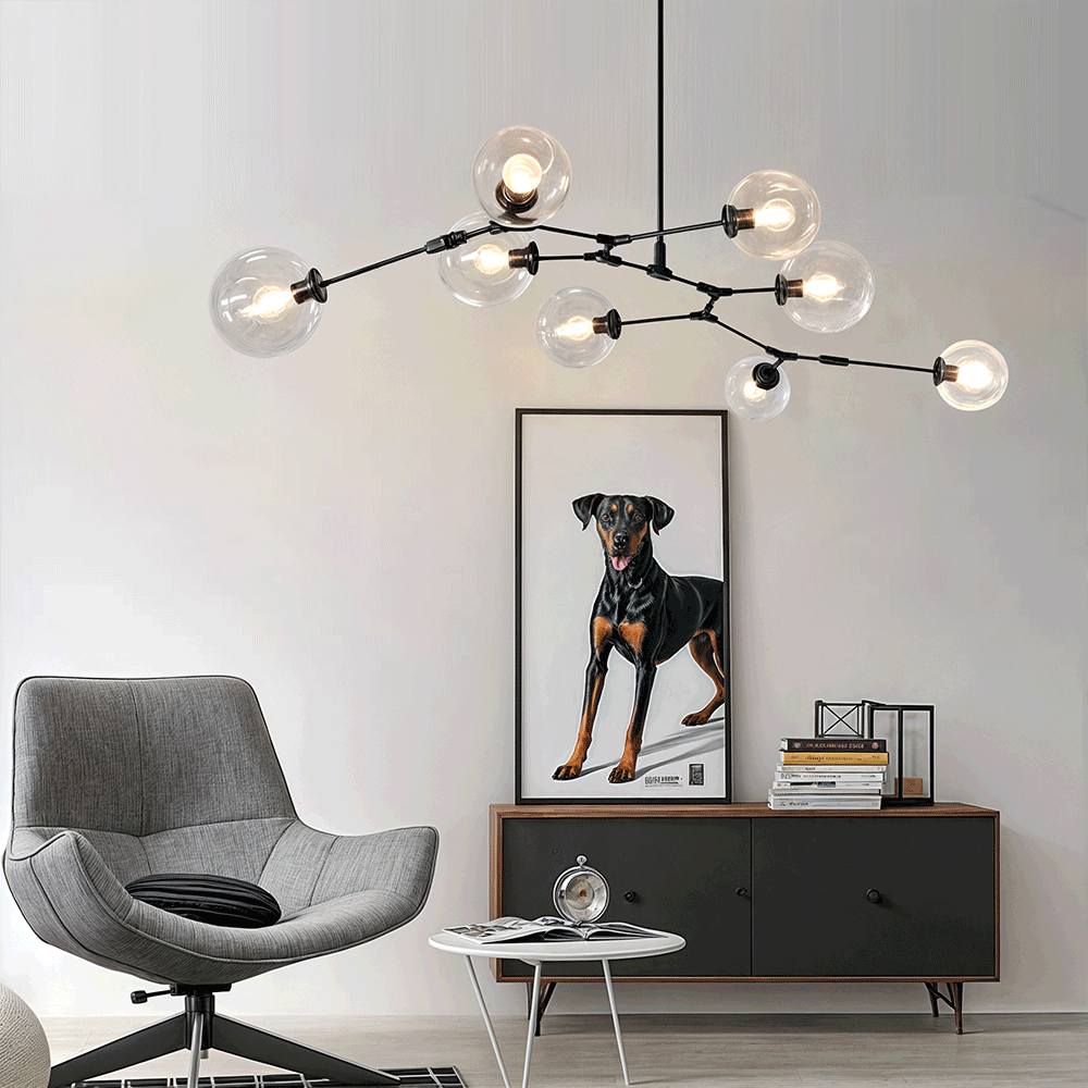 Inès Customizable Derrick Chandelier