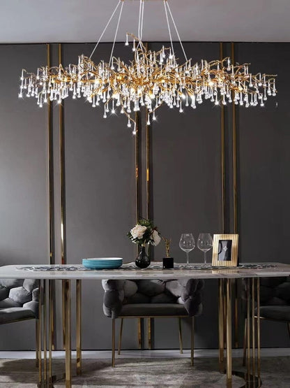 Noémie Waterdrop Luxury Crystal Chandelier