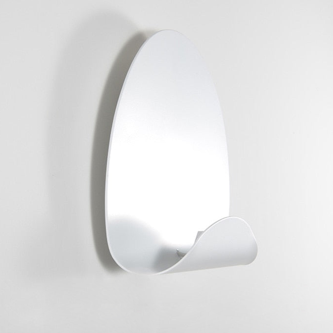 Aurélie Eclipse Curved Metal Wall Lamp