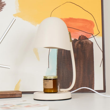 Chloé Eggshell Candle Warmer Lamp with Adjustable Neck