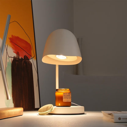 Chloé Eggshell Candle Warmer Lamp with Adjustable Neck