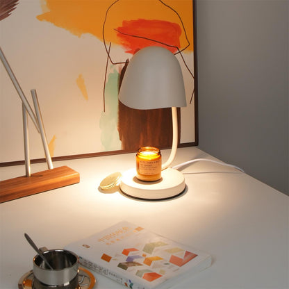 Chloé Eggshell Candle Warmer Lamp with Adjustable Neck