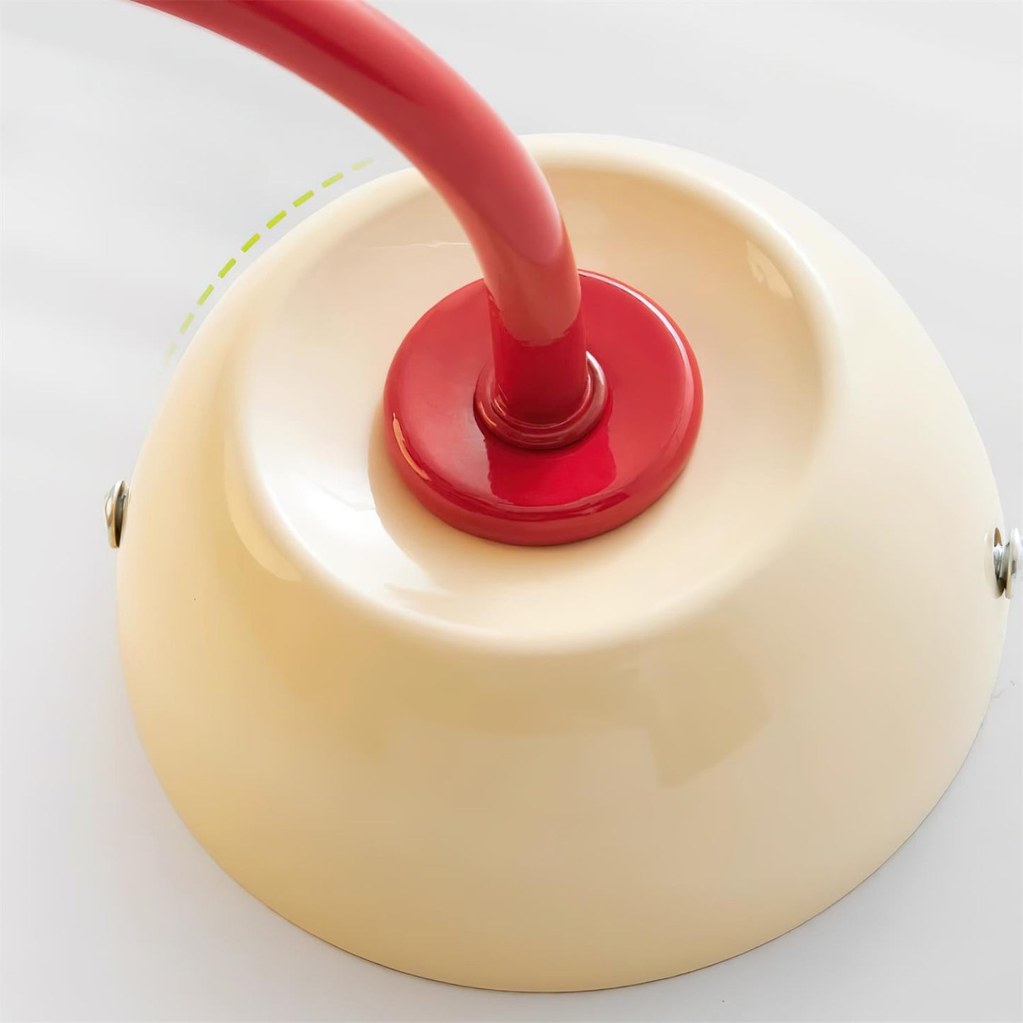 Léonie Retro Globe Wall Lamp with Curved Arm Design