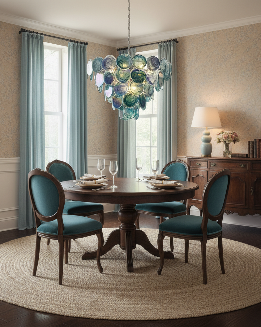 Clara Emerald Chandelier
