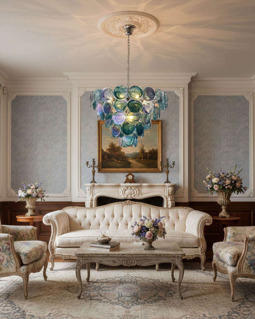 Clara Emerald Chandelier