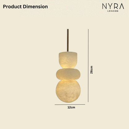 Amélie Enzo Marble Dome Pendant Light