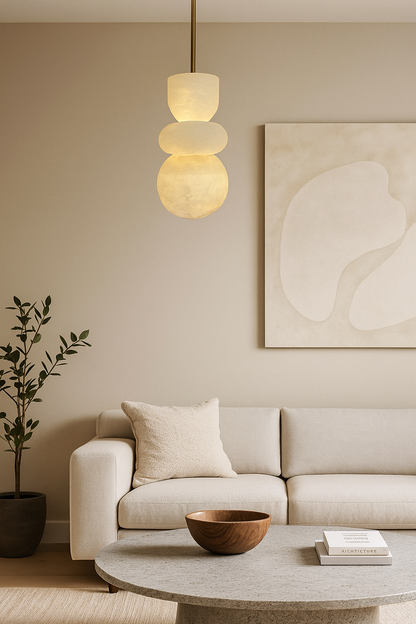 Amélie Enzo Marble Dome Pendant Light