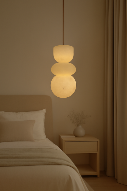 Amélie Enzo Marble Dome Pendant Light