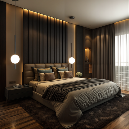Penelope Modern Slimline Pendant Light