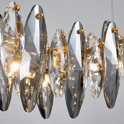 Elodie Crystal Leaf Nordic Luxury Chandelier