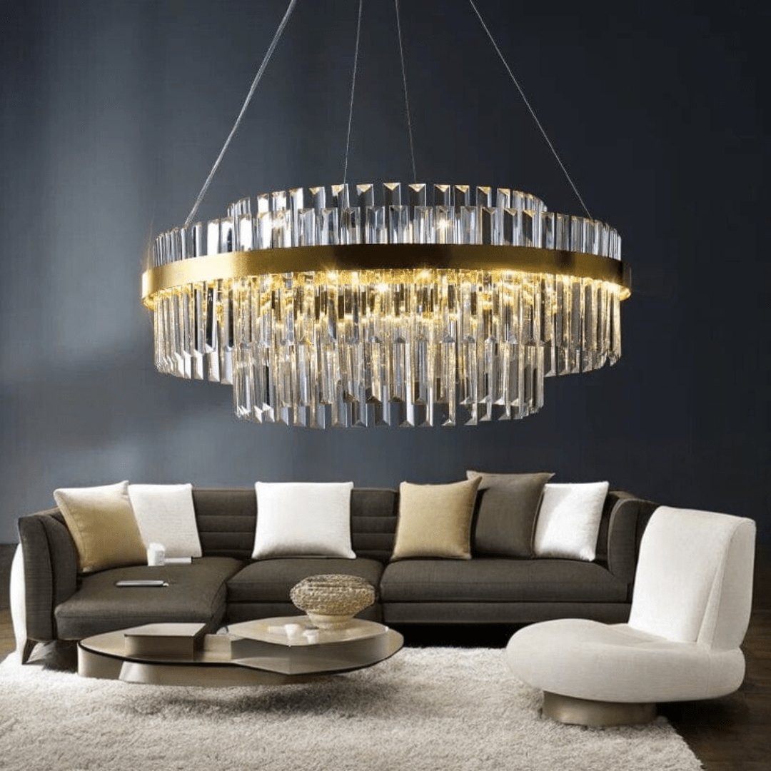 Celeste Orion Handcrafted Crystal Chandelier