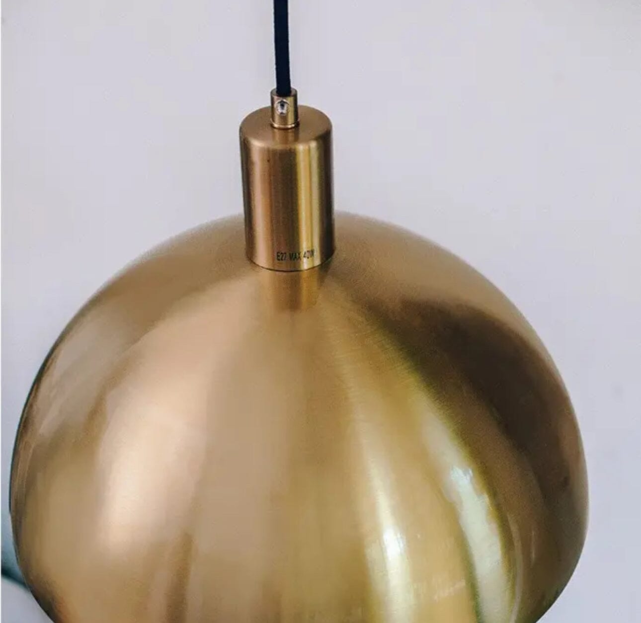Marguerite Brass Lustre Pendant