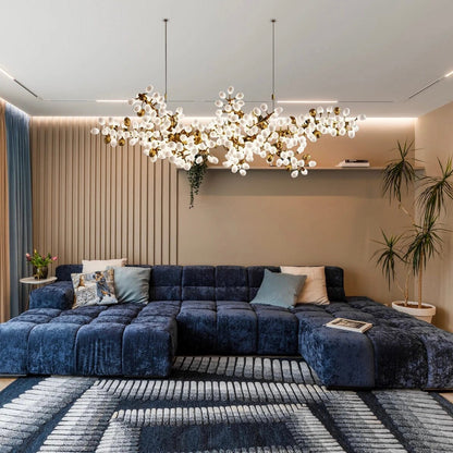 Chloé Golden Grape Vine Chandelier