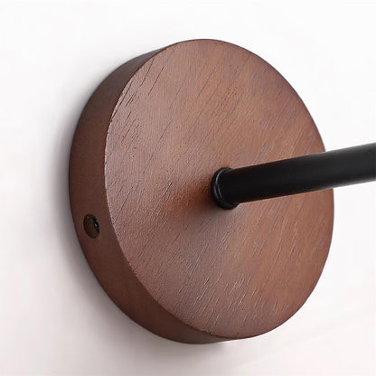 Margaux Finley Wall Lamp Wood and Travertine LED Lighting