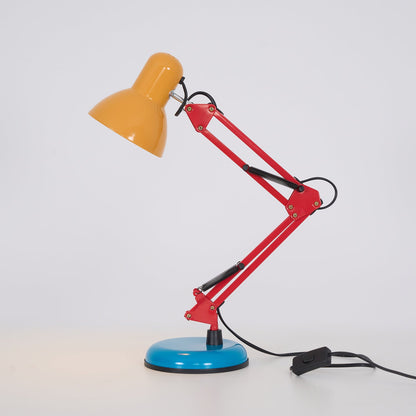 Solène Memphis Adjustable Table Lamp with Color Block Design