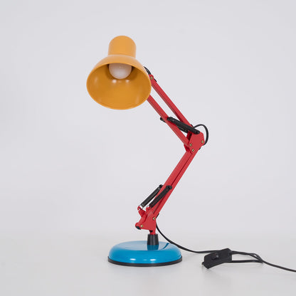 Solène Memphis Adjustable Table Lamp with Color Block Design