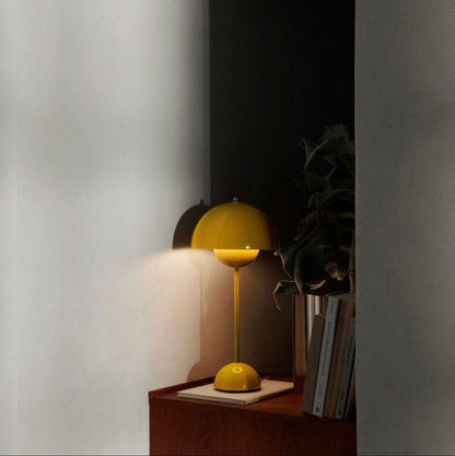 Élodie Rechargeable LED Desk Lamp with Double Sphere Design