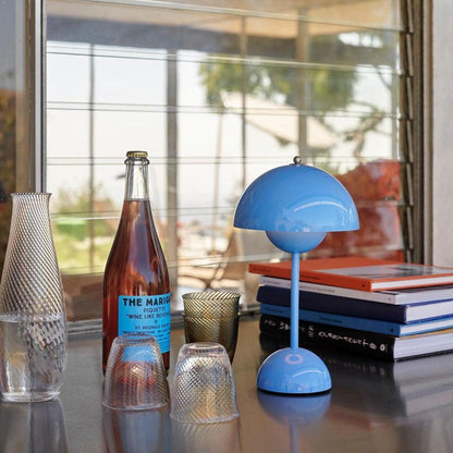 Élodie Rechargeable LED Desk Lamp with Double Sphere Design
