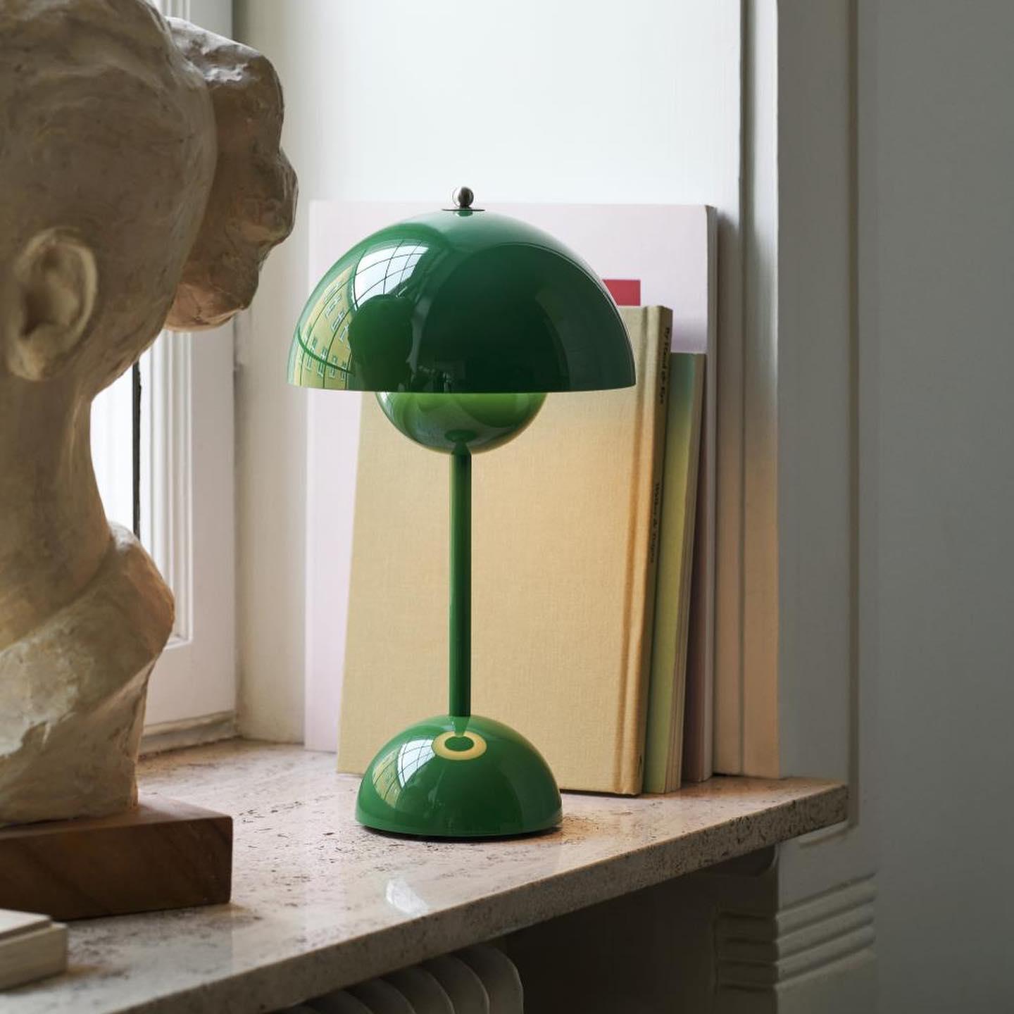 Élodie Rechargeable LED Desk Lamp with Double Sphere Design