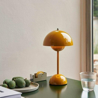 Élodie Rechargeable LED Desk Lamp with Double Sphere Design