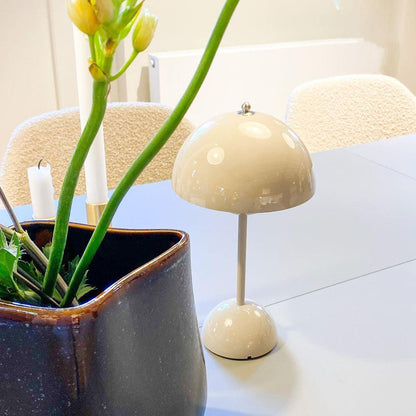 Élodie Rechargeable LED Desk Lamp with Double Sphere Design