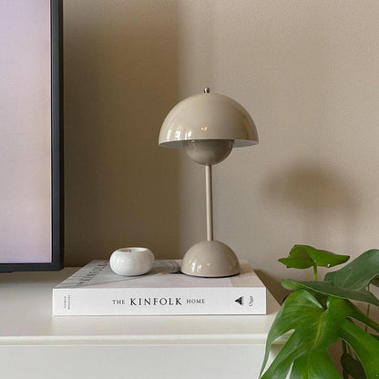 Élodie Rechargeable LED Desk Lamp with Double Sphere Design