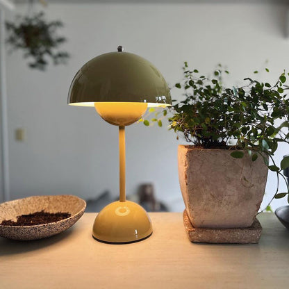 Élodie Rechargeable LED Desk Lamp with Double Sphere Design