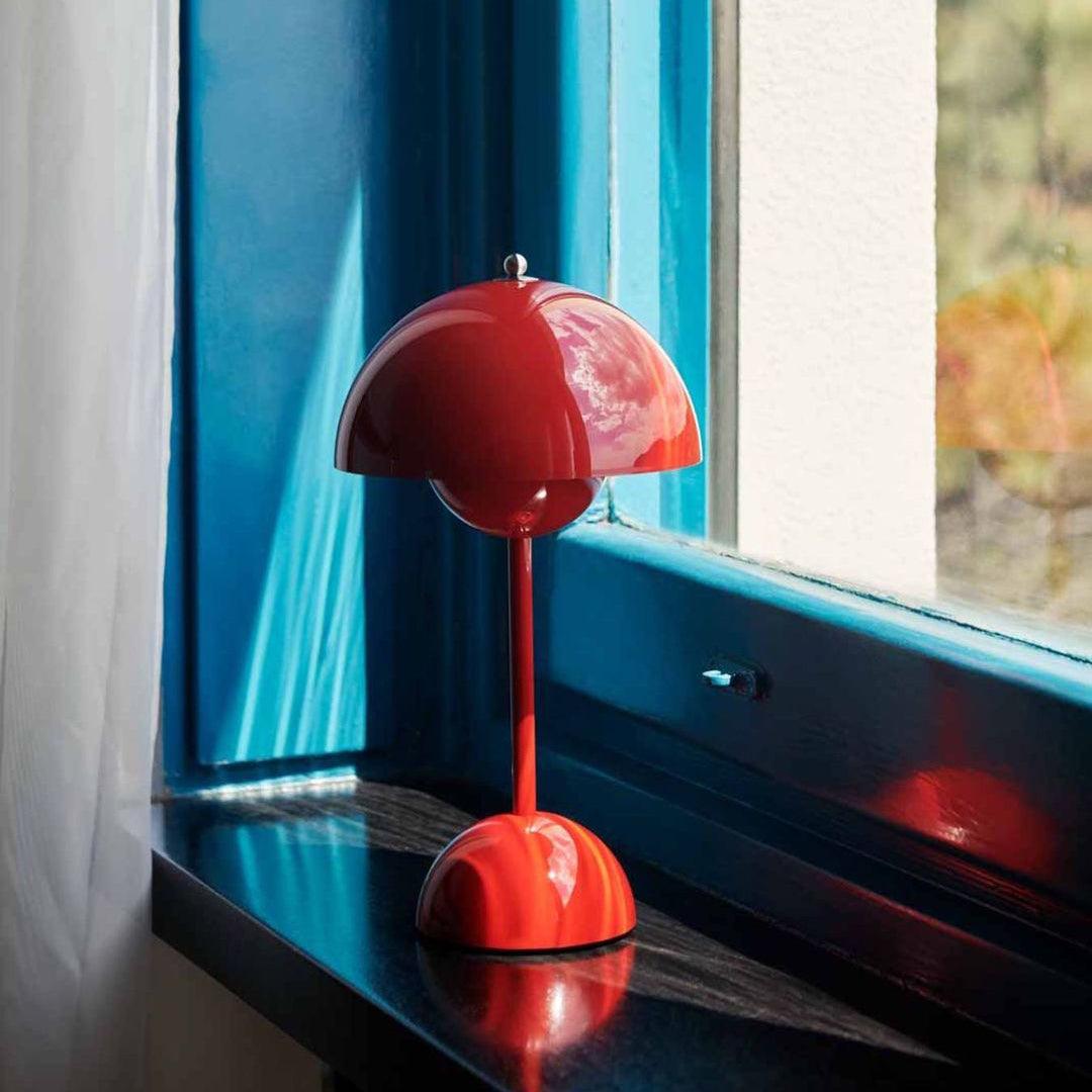 Élodie Rechargeable LED Desk Lamp with Double Sphere Design
