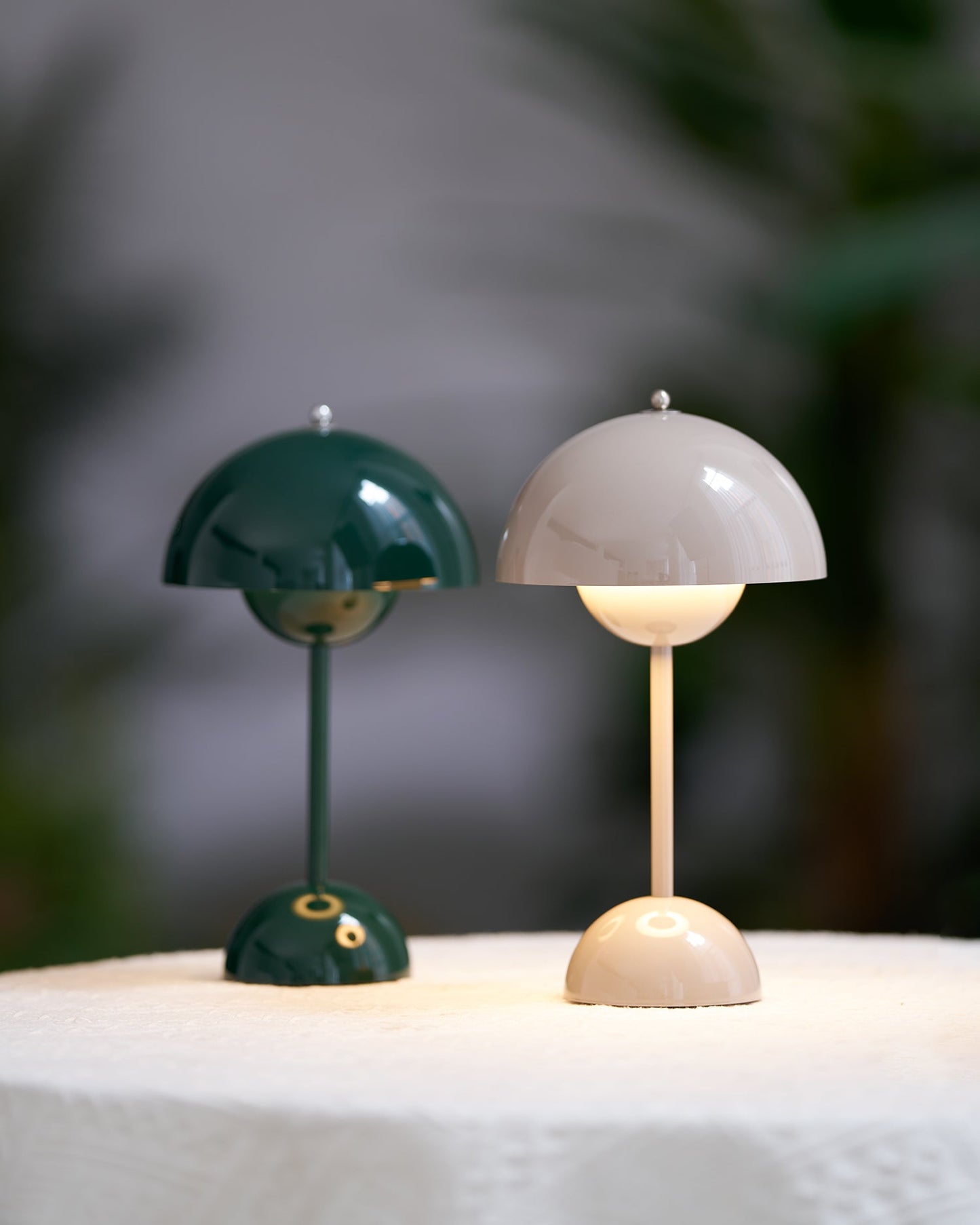 Élodie Rechargeable LED Desk Lamp with Double Sphere Design