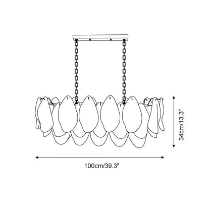 Aurora Fuchsia Chandelier