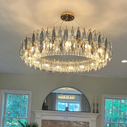 Amélie Crown Crystal Crossover Chandelier