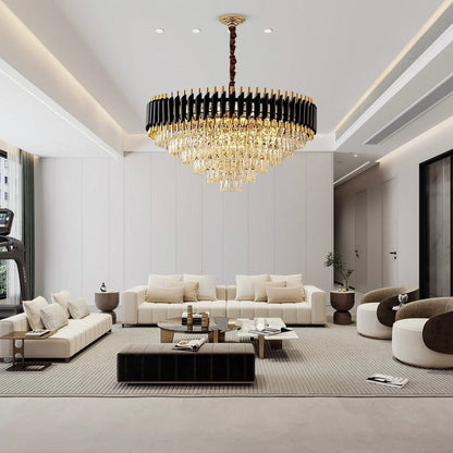 Elena Luxury K9 Crystal Leonardo Chandelier