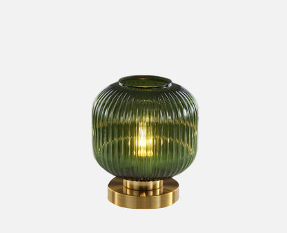 Élise Gema Ripple Glass Table Lamp Stained Glass Accent Light