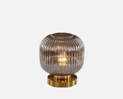 Élise Gema Ripple Glass Table Lamp Stained Glass Accent Light
