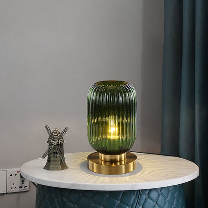 Élise Gema Ripple Glass Table Lamp Stained Glass Accent Light