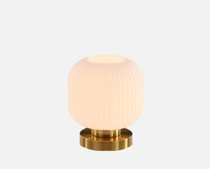 Élise Gema Ripple Glass Table Lamp Stained Glass Accent Light