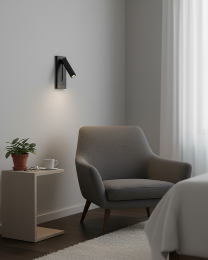 Clara Micro Square Switched Sconce
