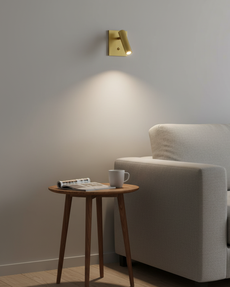 Clara Micro Square Switched Sconce