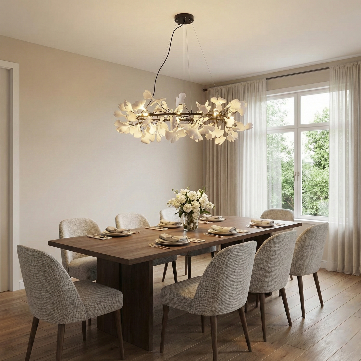 Élodie Ginkgo Chandelier O Style